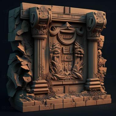 3D model Regions Of Ruin game (STL)